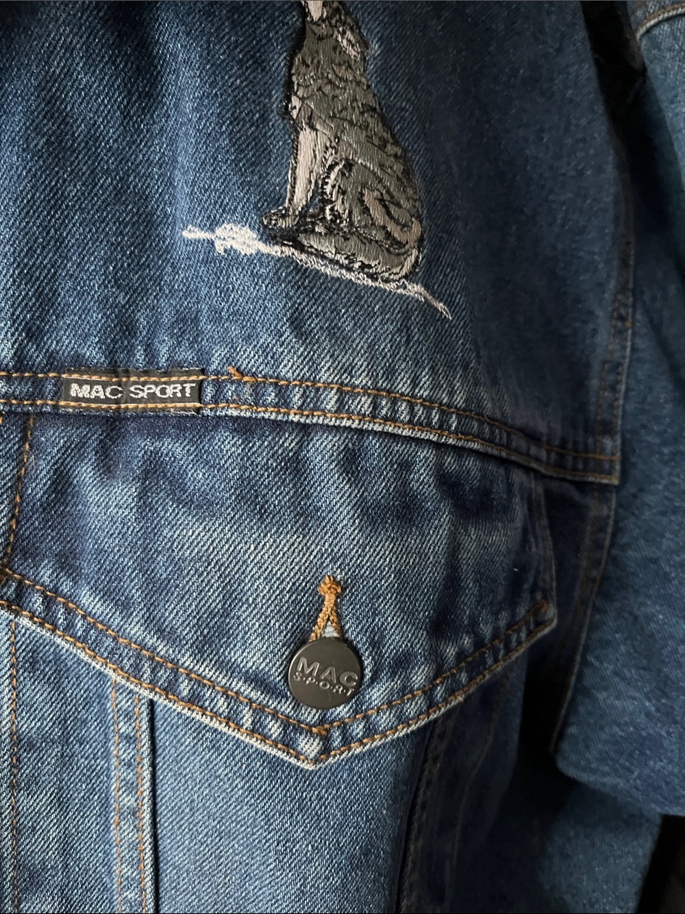 Mac Sport Men's Blue Denim Jeans Jacket - Classic Indigo - Picture 1 of 5
